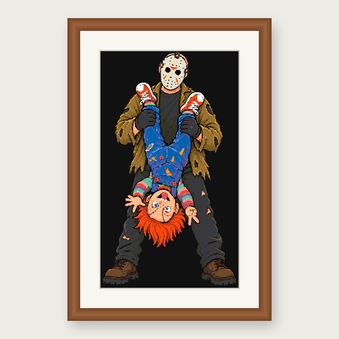 Killer Doll Cross Stitch Pattern, Horror Movie Villains PDF