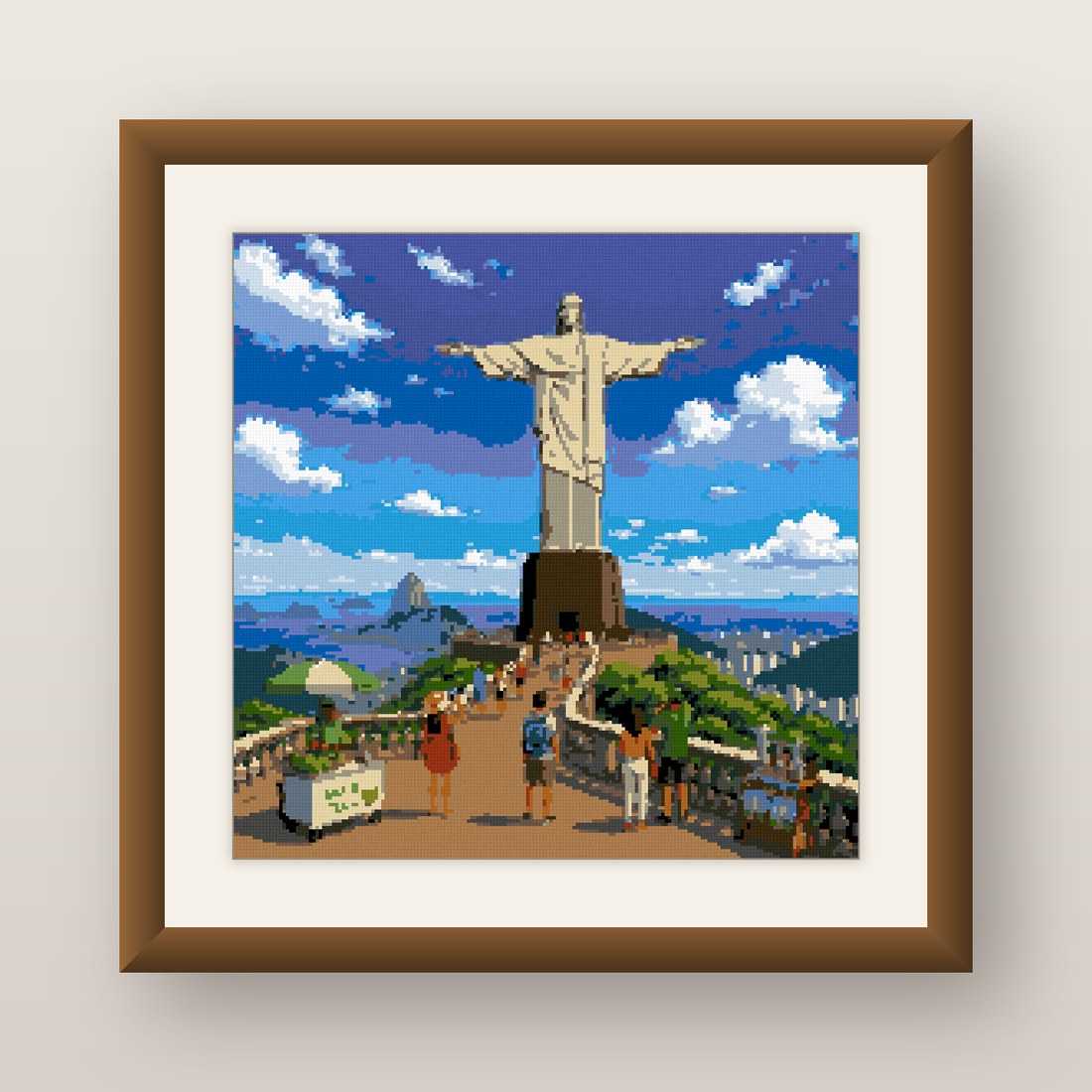 Christ the Redeemer Cross Stitch Pattern, Rio Bay Sugarloaf View PDF